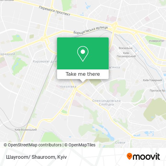 Шауroom/ Shauroom map