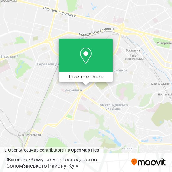 Житлово-Комунальне Господарство Солом'янського Району map