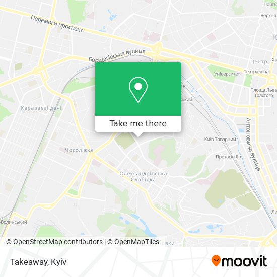 Takeaway map