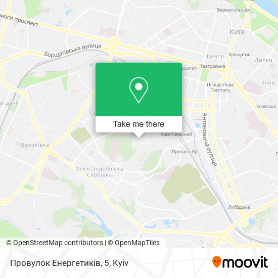 Провулок Енергетиків, 5 map