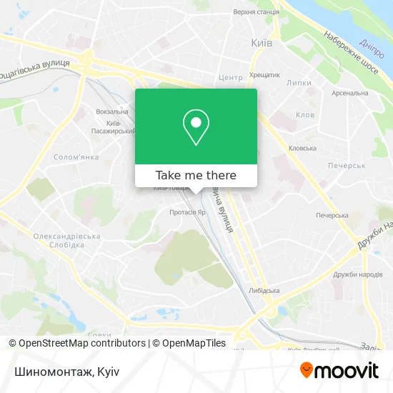 Шиномонтаж map