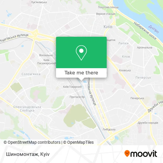 Шиномонтаж map