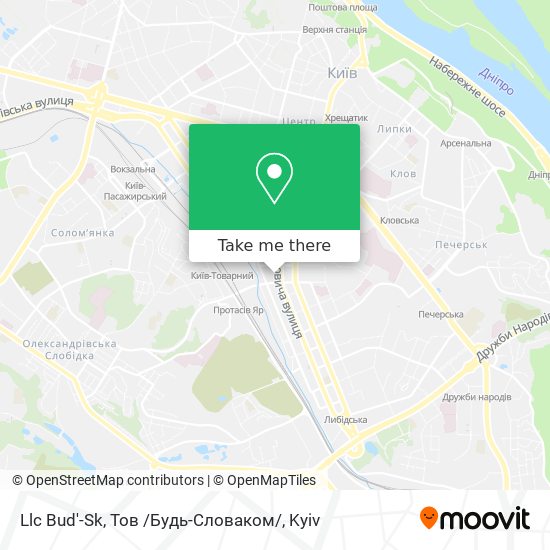 Llc Bud'-Sk, Тов /Будь-Словаком/ map