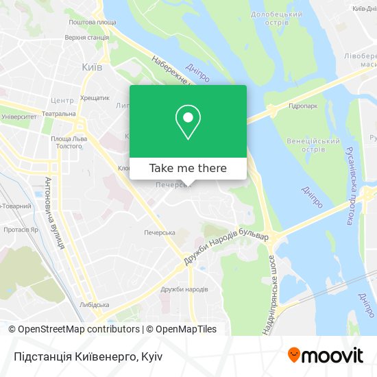 Підстанція Київенерго map