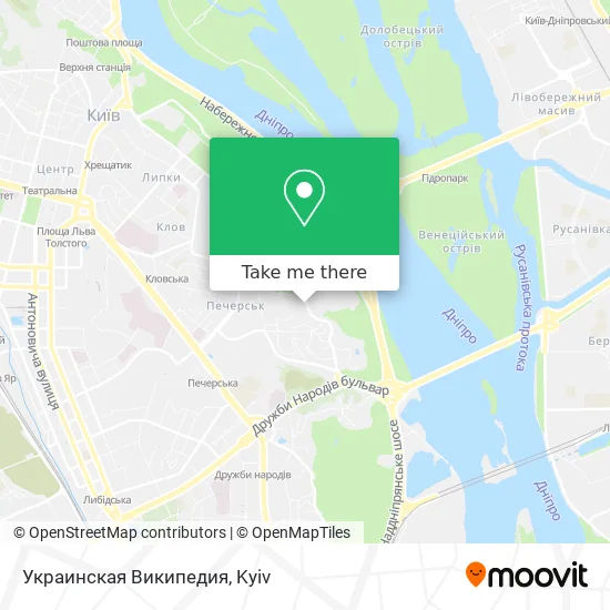 Украинская Википедия map