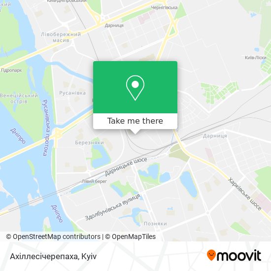 Ахіллесічерепаха map