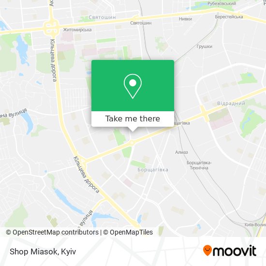 Карта Shop Miasok