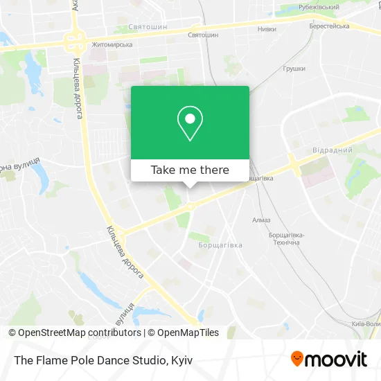 Карта The Flame Pole Dance Studio
