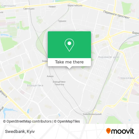 Карта Swedbank