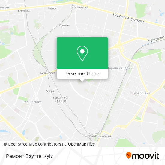 Карта Ремонт Взуття