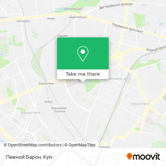 Карта Пивной Барон