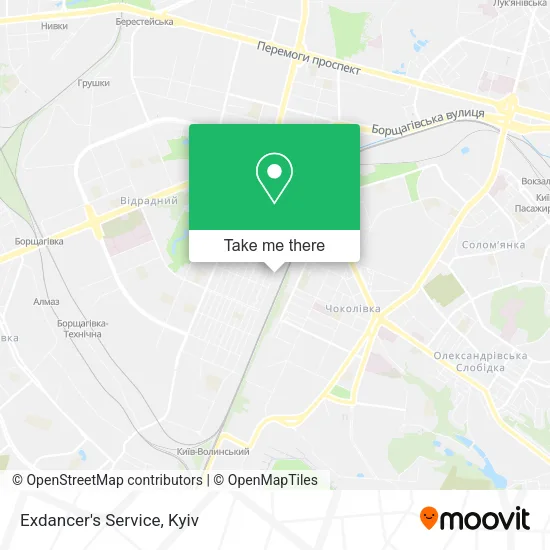 Exdancer's Service map