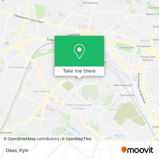 Овес map