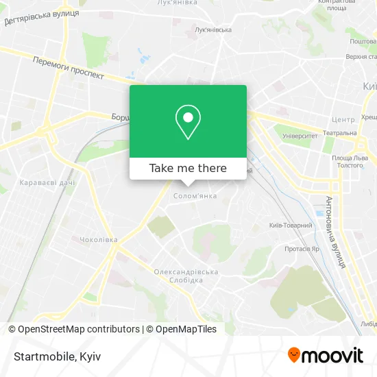 Startmobile map