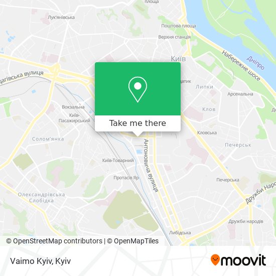 Vaimo Kyiv map