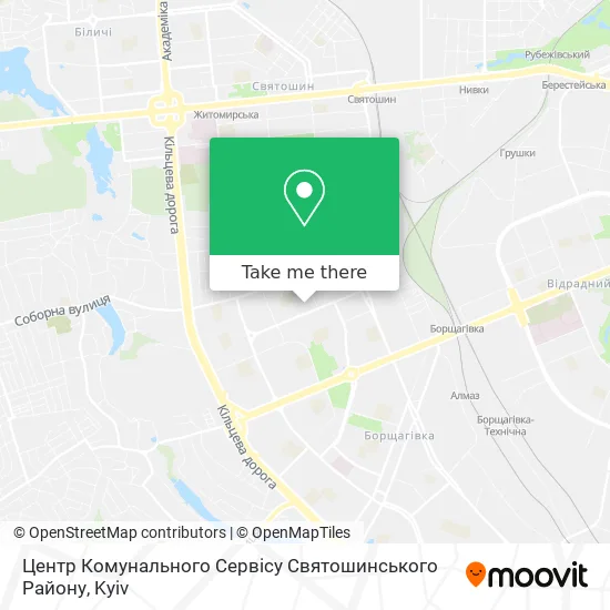 Центр Комунального Сервісу Святошинського Району map
