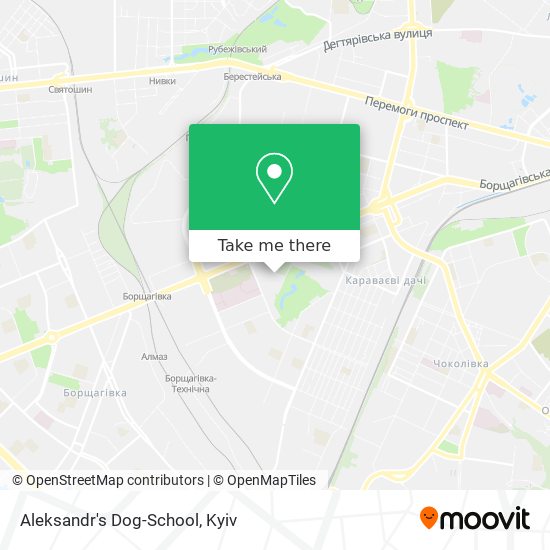 Aleksandr's Dog-School map