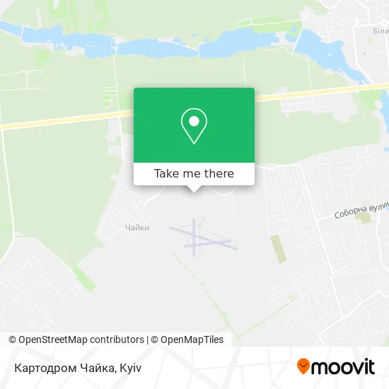 Карта Картодром Чайка