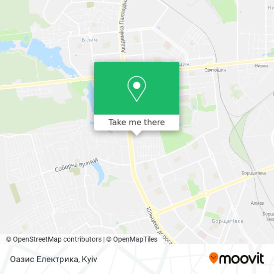 Карта Оазис Електрика