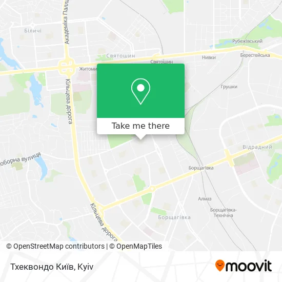 Карта Тхеквондо Київ