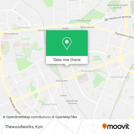 Thewoodworks map