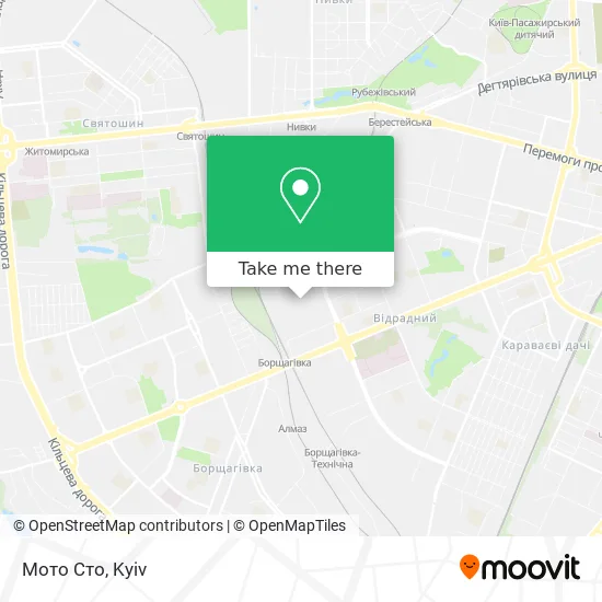 Мото Сто map