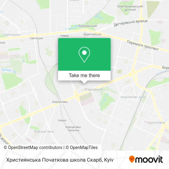 Карта Християнська Початкова школа Скарб