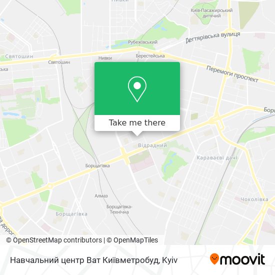 Навчальний центр Ват Київметробуд map