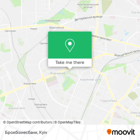 Карта Брокбізнесбанк