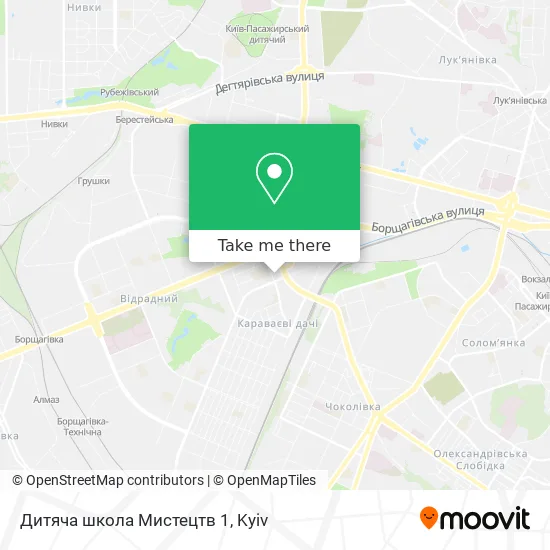 Дитяча школа Мистецтв 1 map