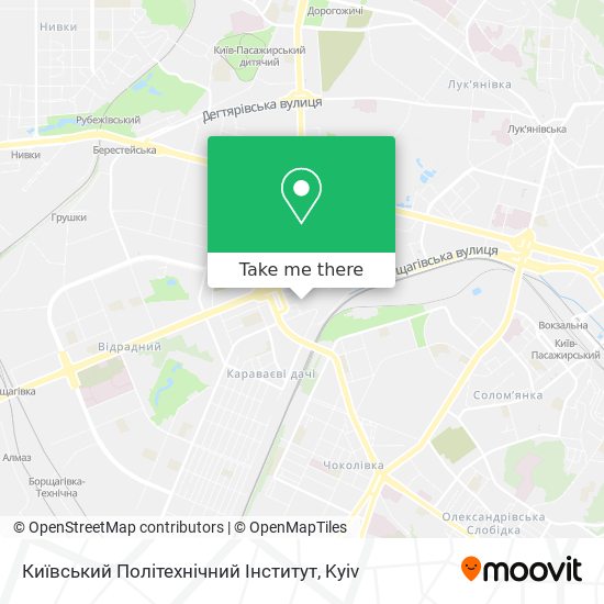 Карта Київський Політехнічний Інститут