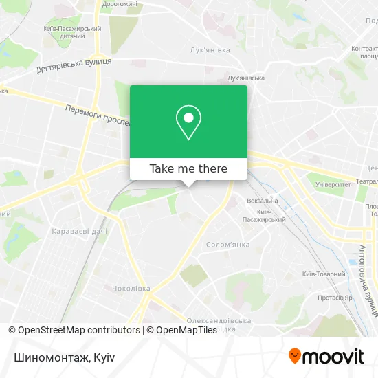 Шиномонтаж map