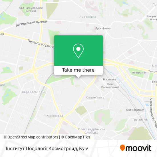 Інститут Подології Космотрейд map
