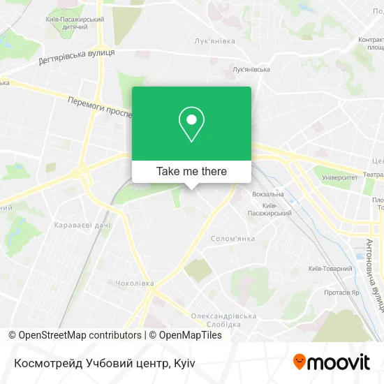 Карта Космотрейд Учбовий центр