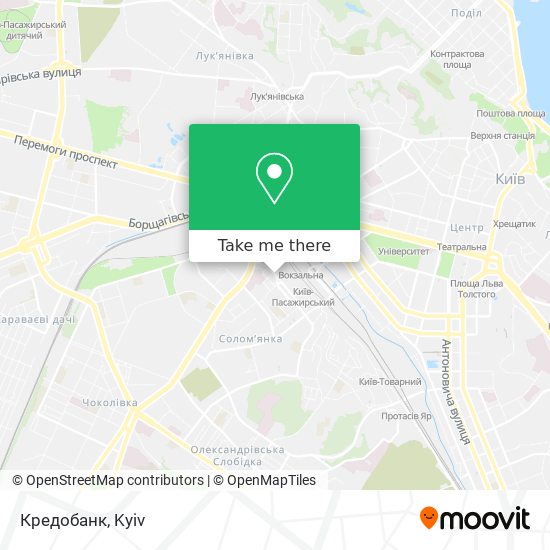 Кредобанк map
