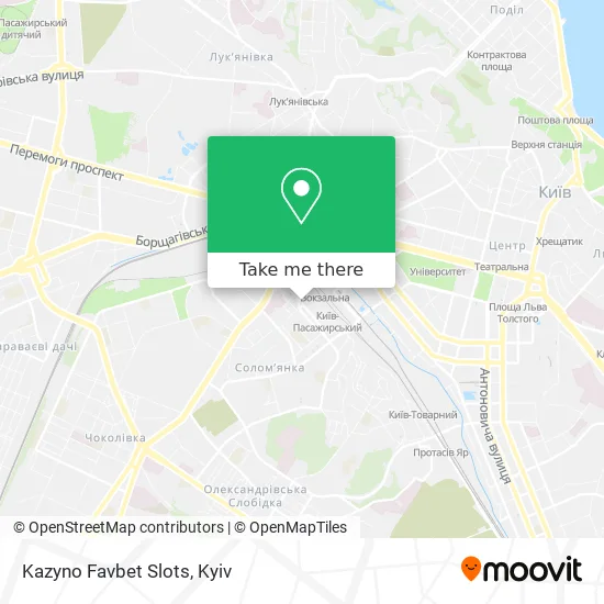 Карта Kazyno Favbet Slots