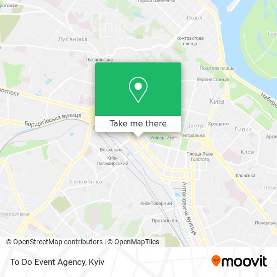 To Do Event Agency map