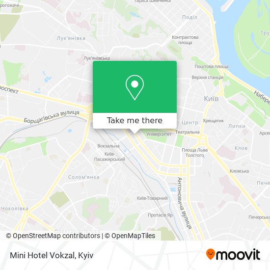 Mini Hotel Vokzal map