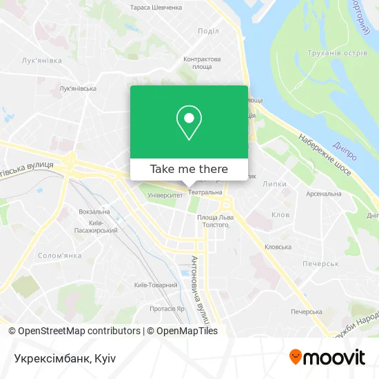 Карта Укрексімбанк