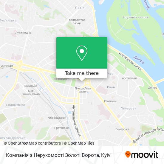 Компанія з Нерухомості Золоті Ворота map