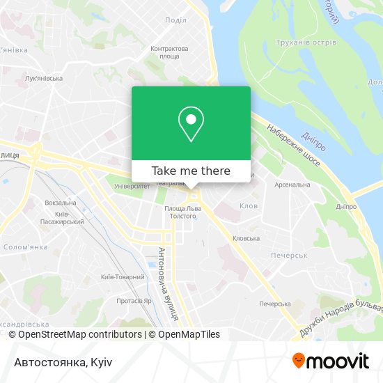 Автостоянка map