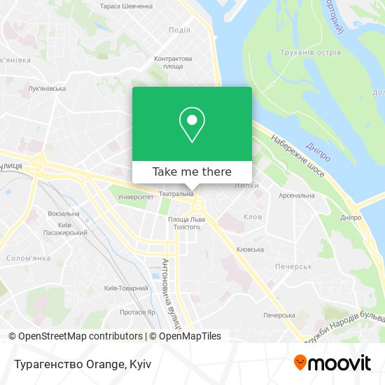 Турагенство Orange map