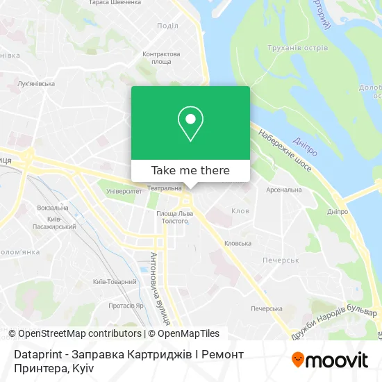 Карта Dataprint - Заправка Картриджів І Ремонт Принтера