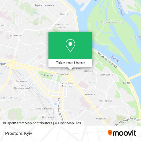 Prostore map