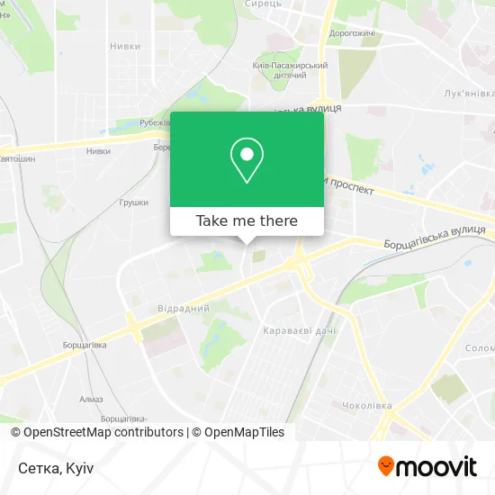 Карта Сетка