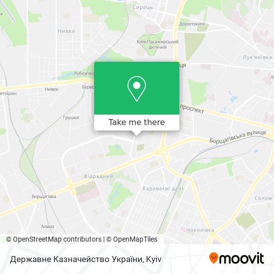 Державне Казначейство України map