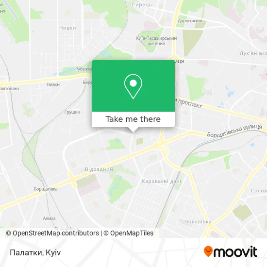 Палатки map
