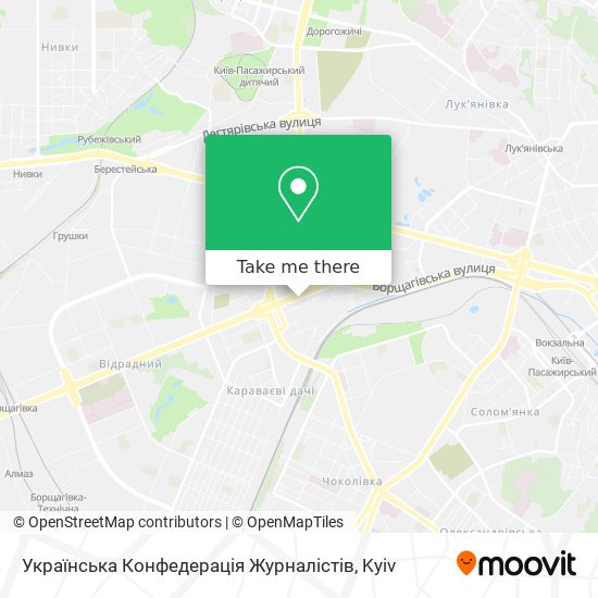 Українська Конфедерація Журналістів map