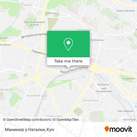 Карта Маникюр у Наталки