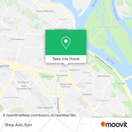 Shop Avic map